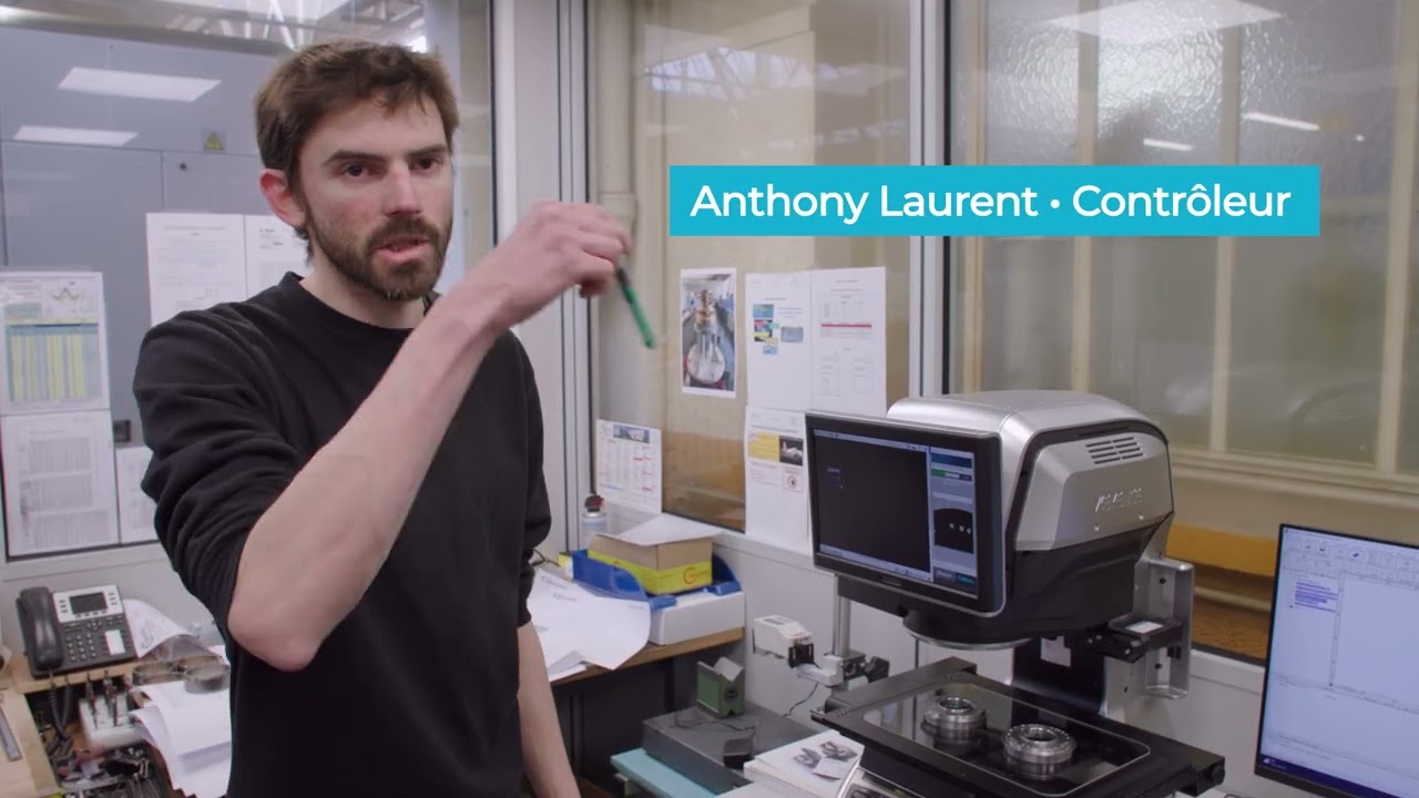Démonstration du projecteur Keyence